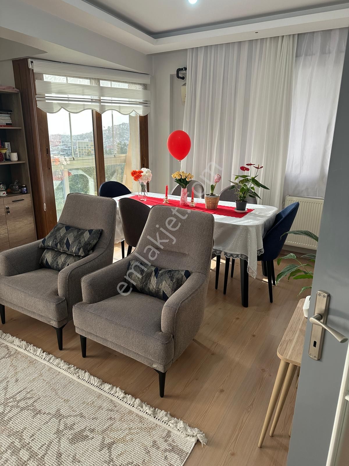 Bornova Atatürk Mah. 3+1 Manzaralı 4cephe Satılık Daire - Görsel 6