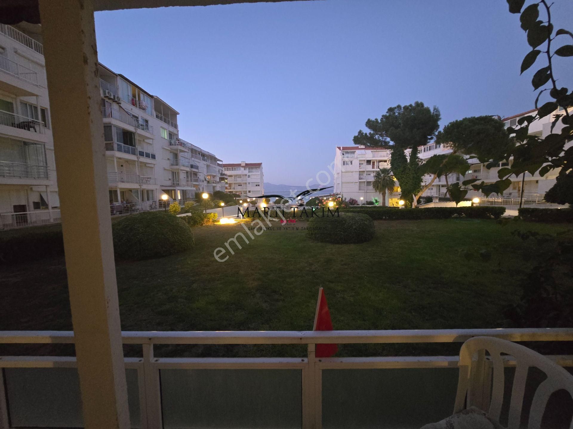 Çeşme Deniz 1 Tatil Sitesi Boyalık'ta Deniz Manzaralı 1+1 Satılıka - Görsel 19