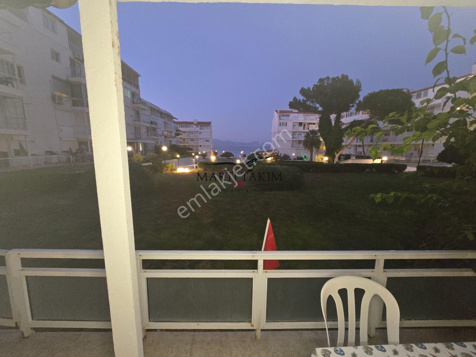 Çeşme Deniz 1 Tatil Sitesi Boyalık'ta Deniz Manzaralı 1+1 Satılıka - Görsel 17