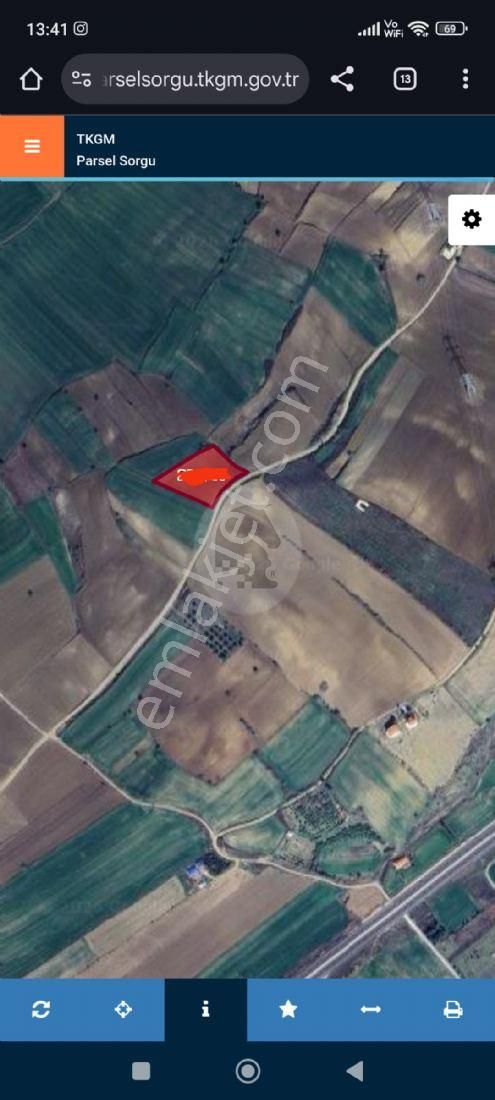 Çanakkale Gelibolu Sütlüce Köyünde Satılık Tarla P.no:1841 M - Görsel 2