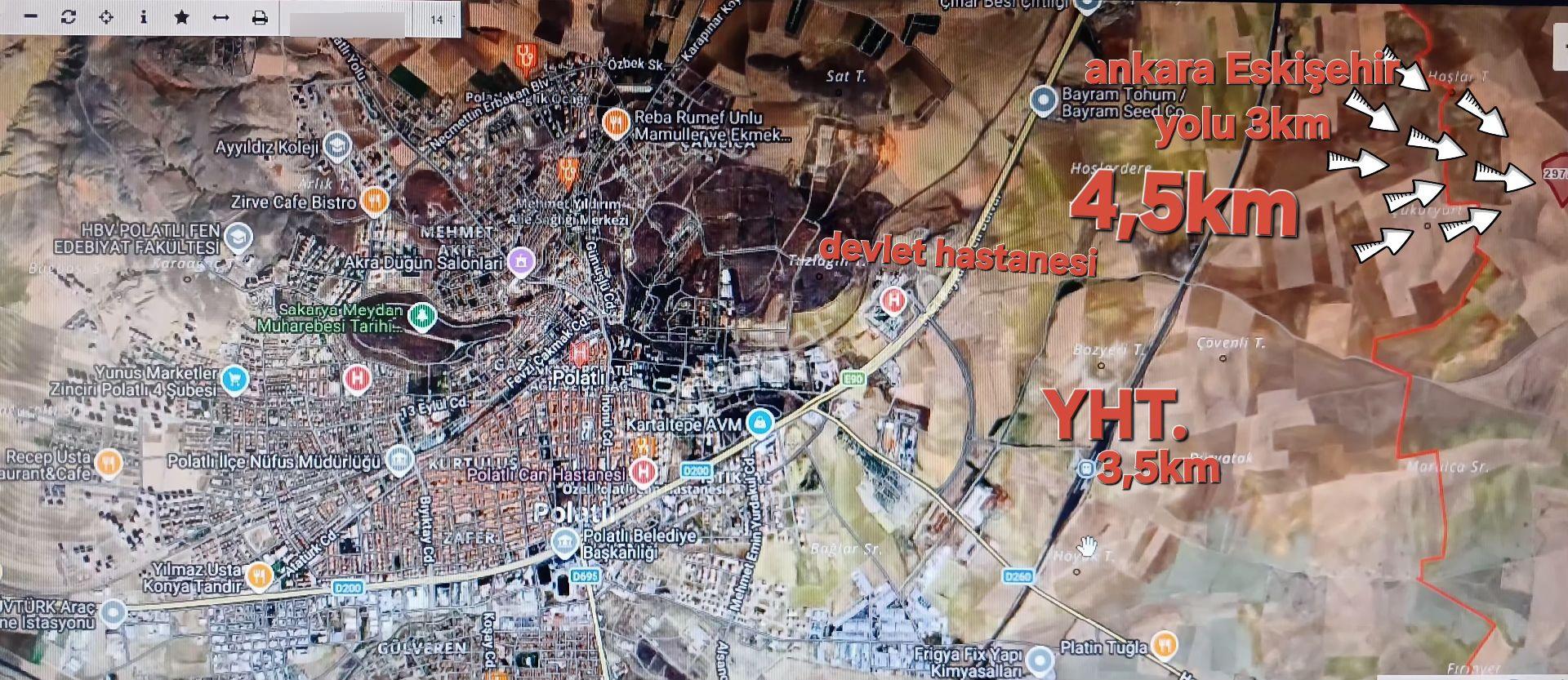 Çıtırık'tan Acil Polatlı Karğalı Kök Tapu.yht, Dev.hastanesi 4km