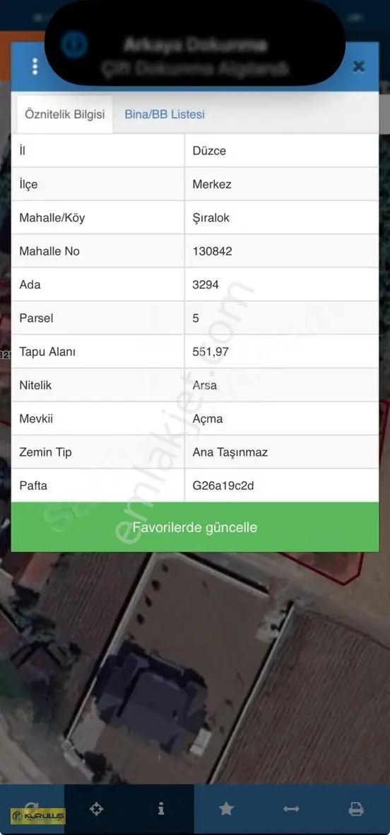 Şıralık Mahallesinde 551 M2 Muhteşem Konumlu Villa Arsası - Görsel 2