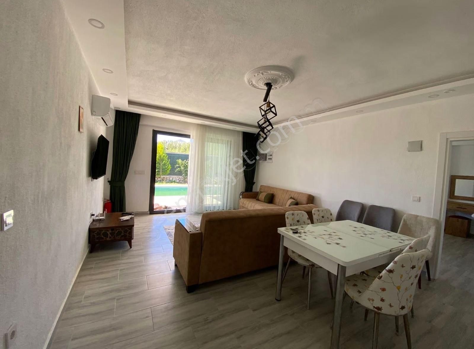 Fethiye Eldirek De Havuzlu Eşyalı Jakuzili 2+1 Kiralik Villa - Görsel 29