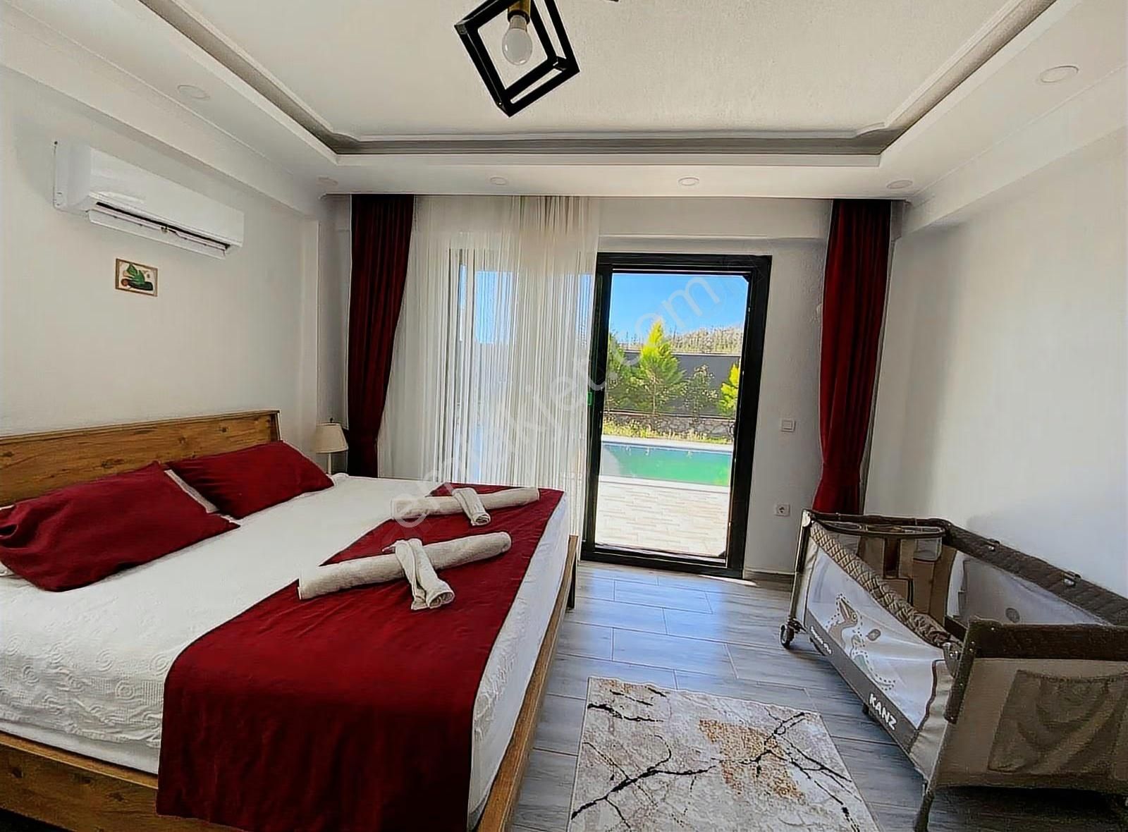 Fethiye Eldirek De Havuzlu Eşyalı Jakuzili 2+1 Kiralik Villa - Görsel 28