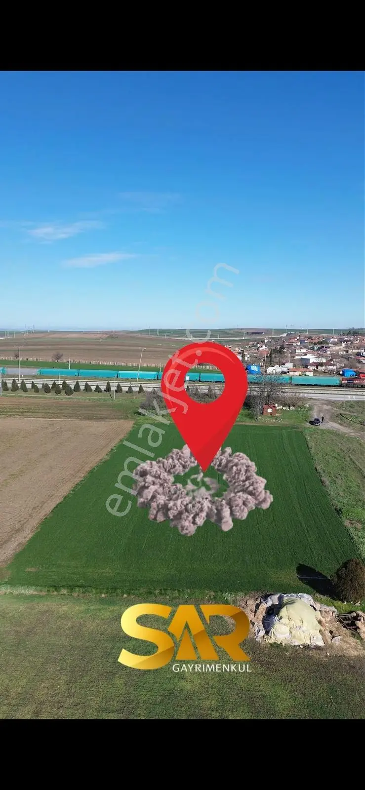 Edirne Yenikadın Köyü Caddeye Sıfır Yatırımlık Arazi