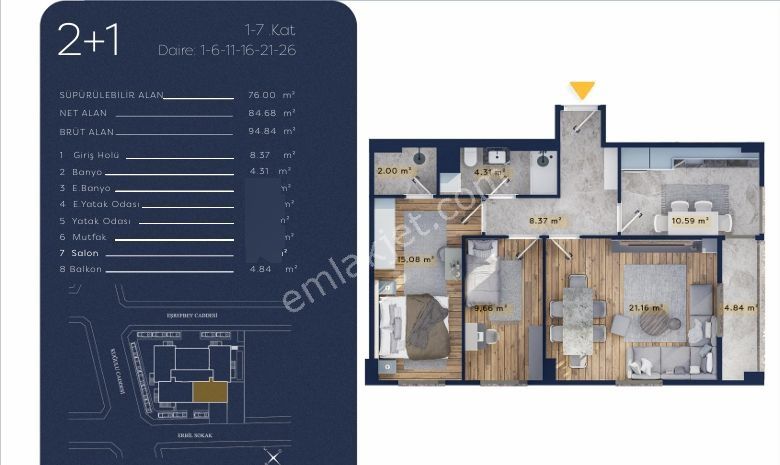 Sultanbeyli Hamidiye'de Ultra Lüks 2+1 Daire, Otoparklı Fırsat! - Görsel 4