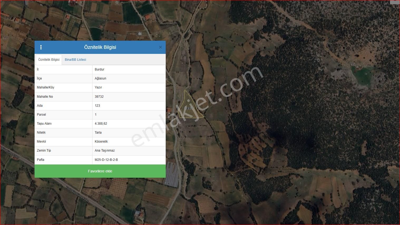 Burdur-ağlasun Yazır Köyünde Yatrımlık Fırsat Tarla - Görsel 34