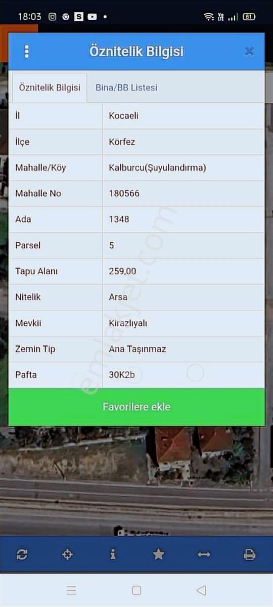 Körfez Kırazlıyalıda 259m2 Arsa İçinde 3katlı Bina Satılıktır - Görsel 2