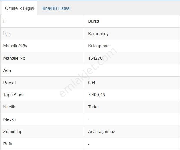 Karacabey Kulakpınar Mahallesinde Satılık Fırsat Arazi - Görsel 3