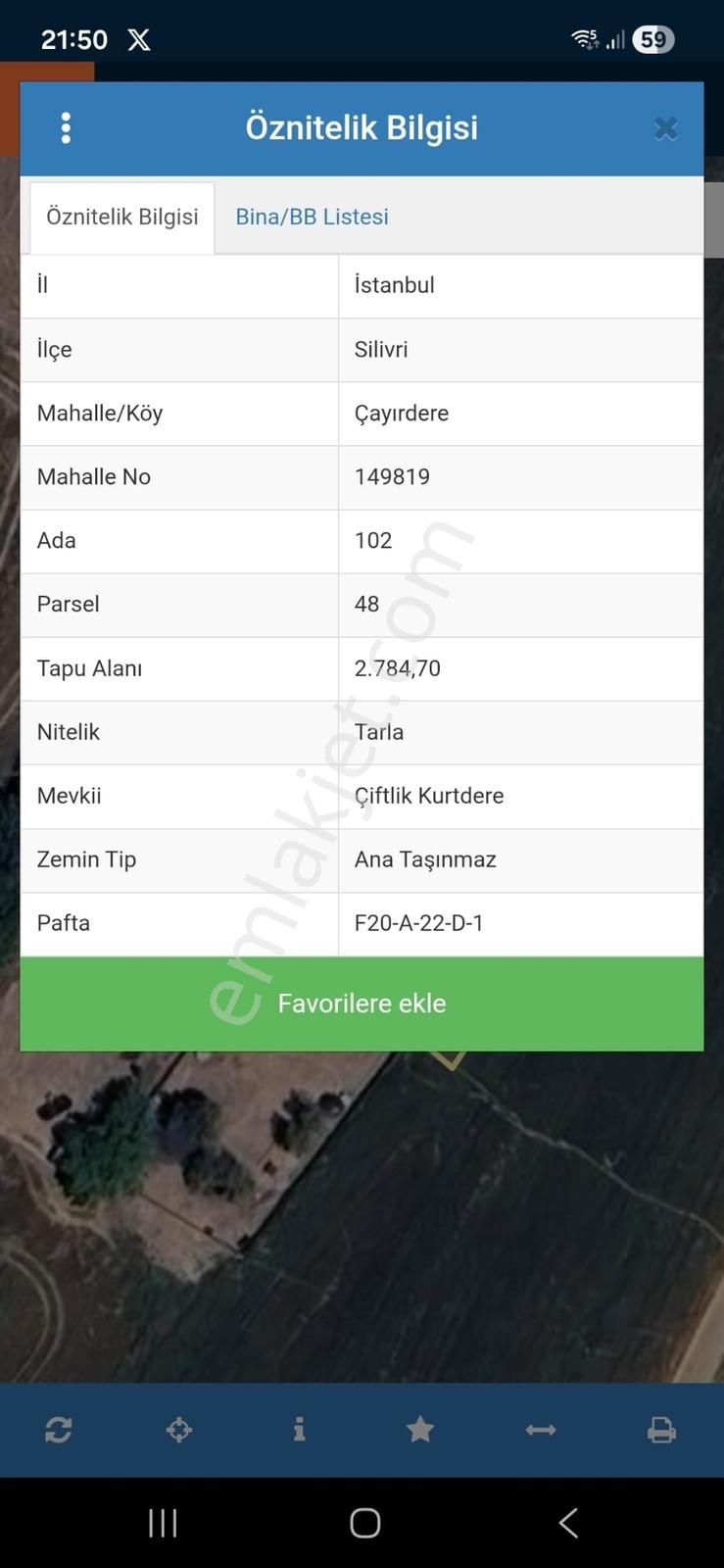 Silivri Çayırdere Müstakil Tapulu 2784 M2 Tarla Yatırım Fırsatı - Görsel 13