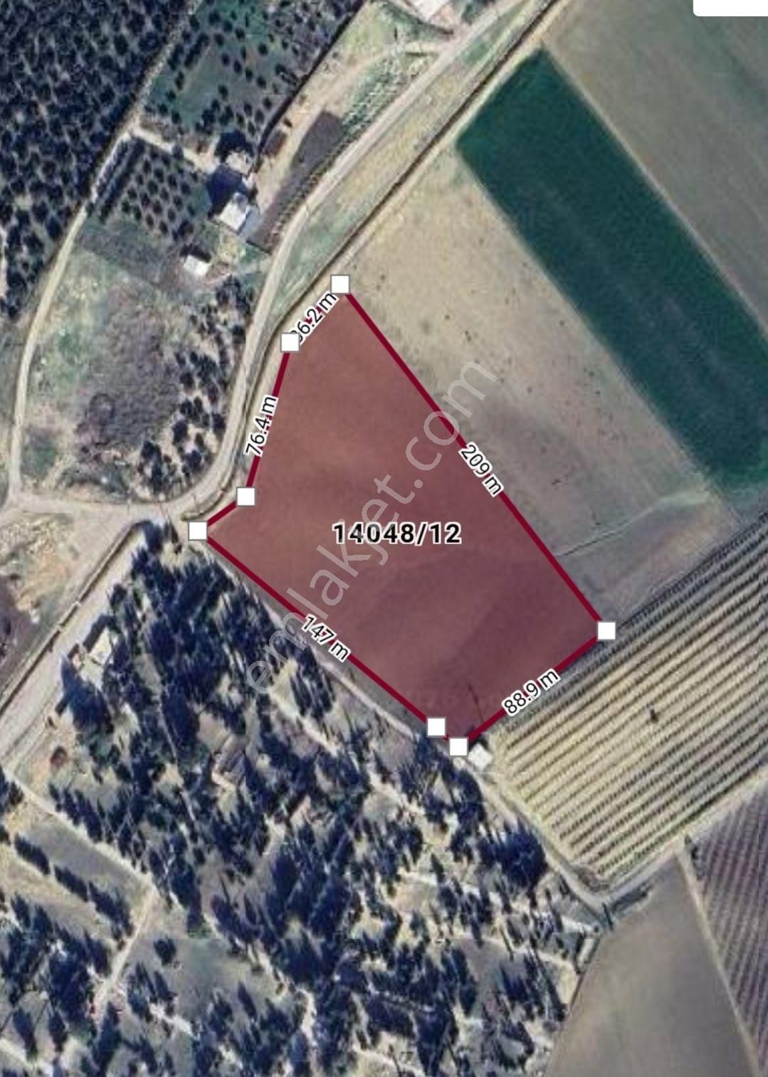 Alihocalı Merkezine Yakın 3 Parsel Hisseli Tarla – Paket Satış!. - Görsel 8