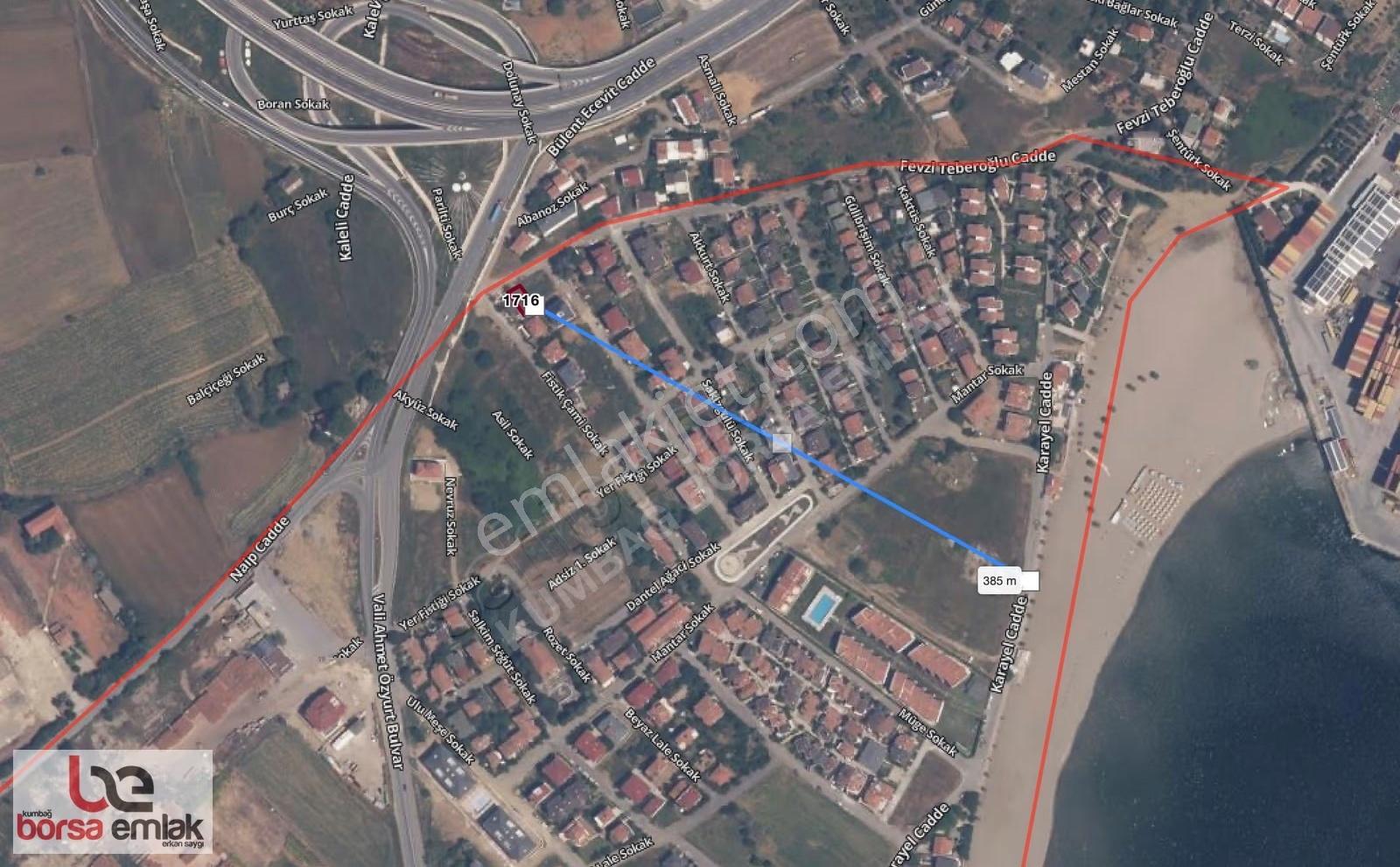 Kumbağ'da Gündal Plajına Yakın 185 M2 Blok Nizam Satılık Arsa - Görsel 8