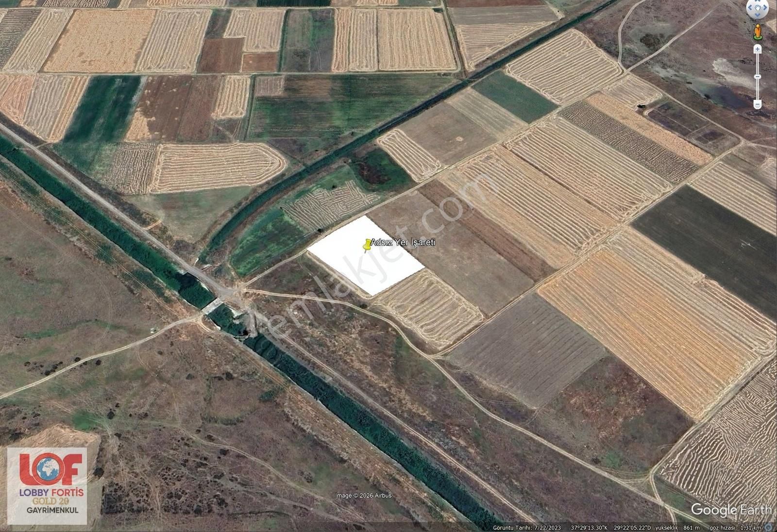 Lobby Fortis'ten Acıpayam Apa'da 5151m2 Satılık Tarla - Görsel 3