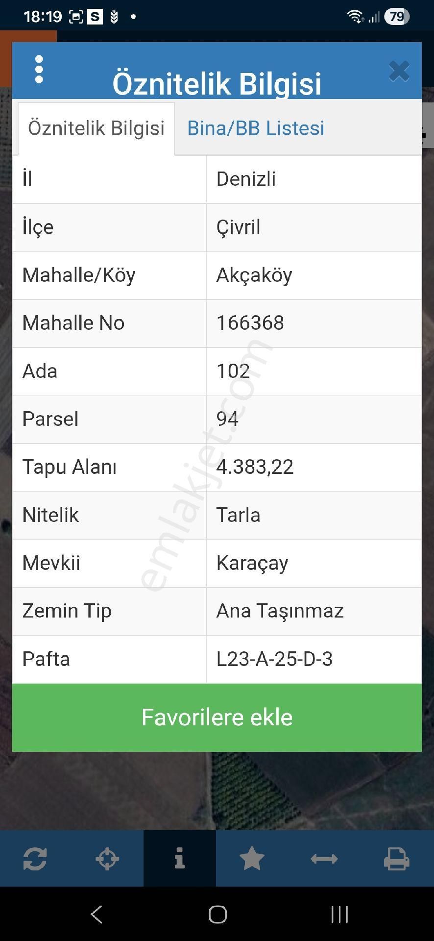 Çivril Akçaköyde Başucunda Suyu Olan 4383 M2 Verimli Tarla