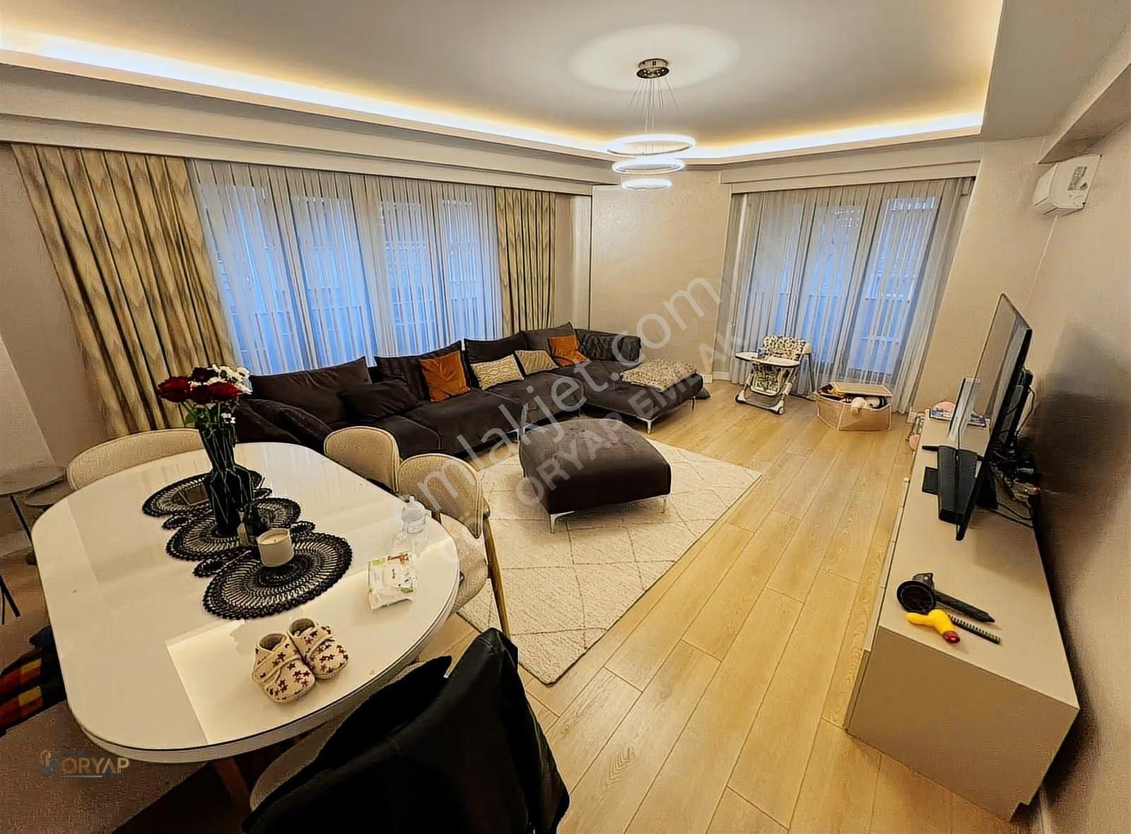 Gök Oryap'tan Kiralık 3 Yıllık Binada 3+1 Ultramodern Daire!!