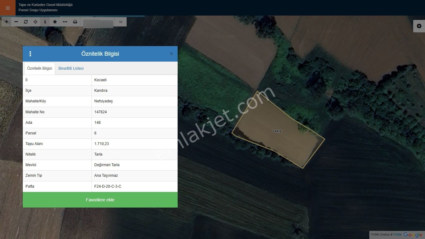 Turyaptan Kandıra Esentepe Geleceği Olan Yatırımlık 1.710m2 Trla - Görsel 34