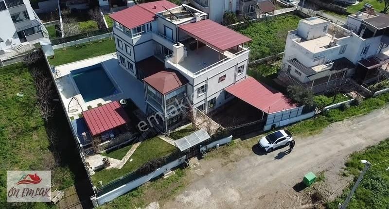 Pelitköy Denize 50 M Eşsiz Manzaralı Havuzlu Müstakil Lüks Villa - Görsel 33
