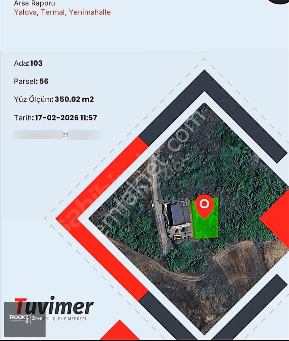 Yalova Termal Yeni Mahallede 350 M2 Satılık Arsa