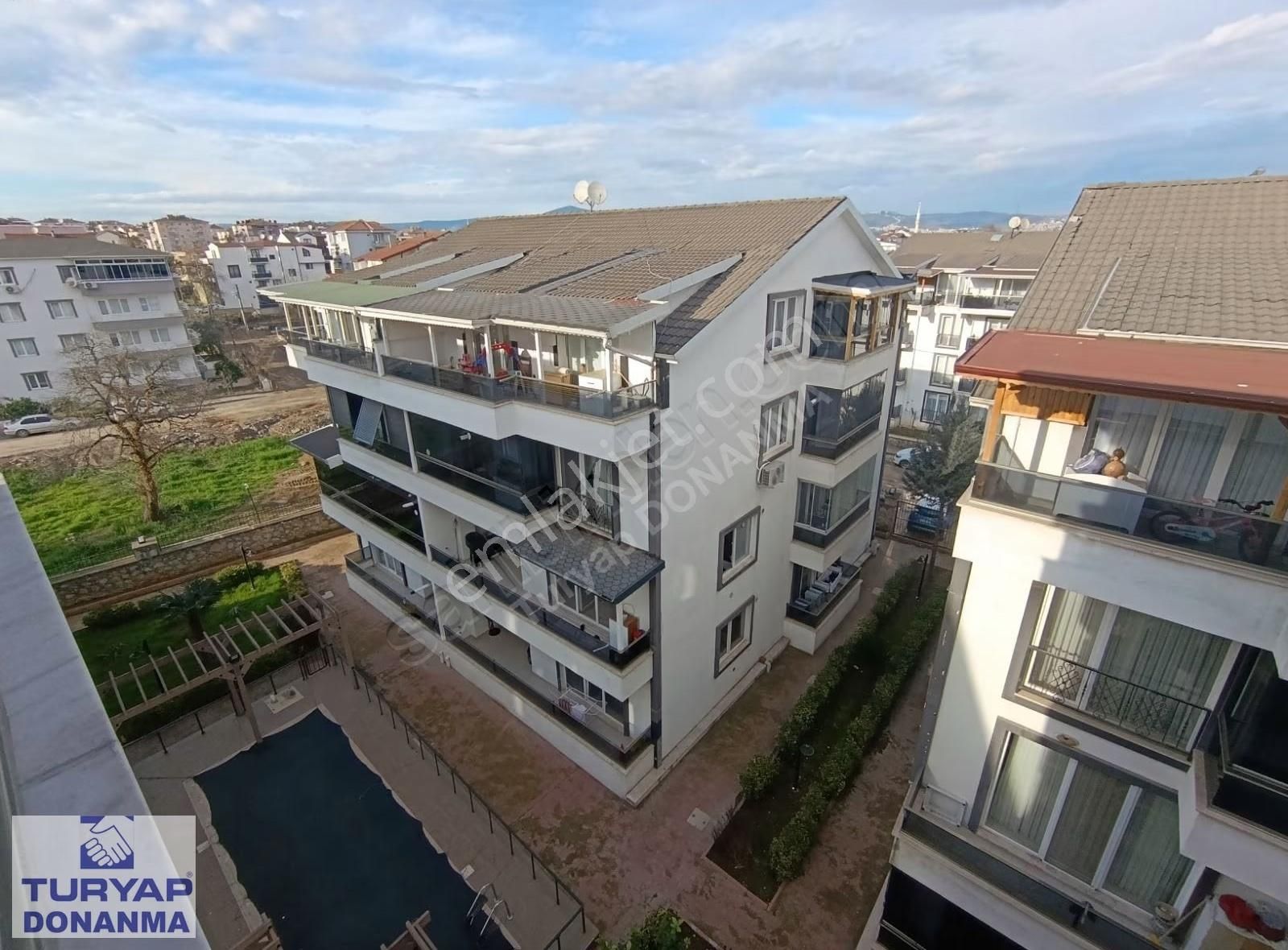 %80 Kredili Havuzlu Sitede 3+1 Satılık Çatı Dublex Daire - Görsel 26
