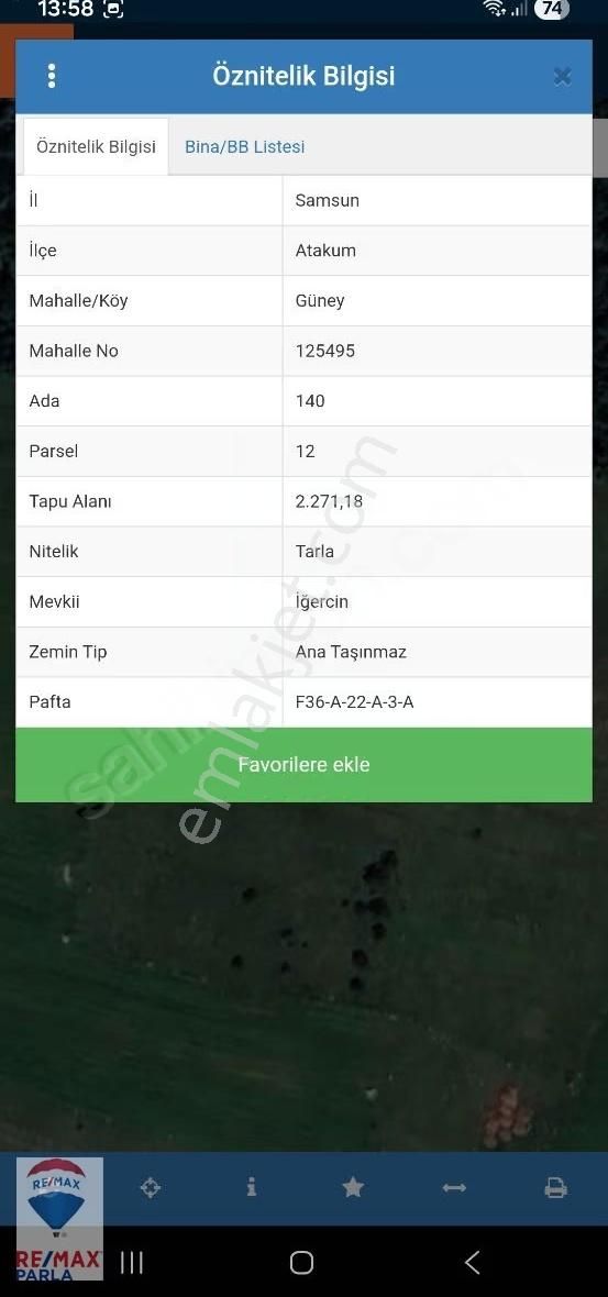 Atakum'da Güney Köyüne Yakın Satılık Tarla - Görsel 2