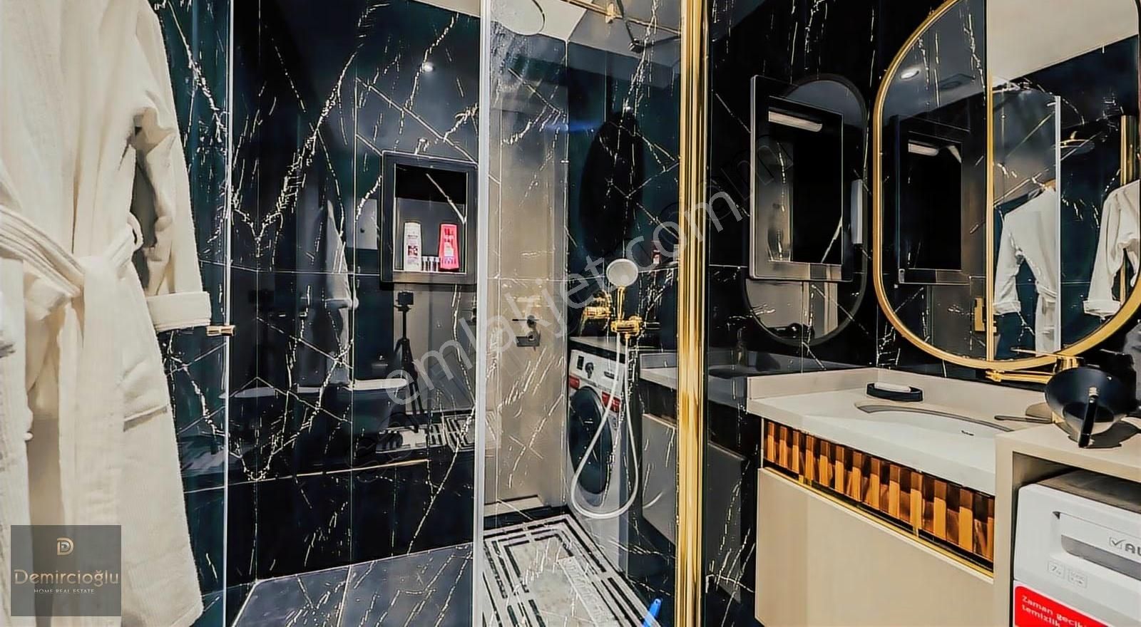 Alanya Güllerpınarı Kiralık 1+1 Ultra Lüx Sitede Mobilyalı Daire - Görsel 28