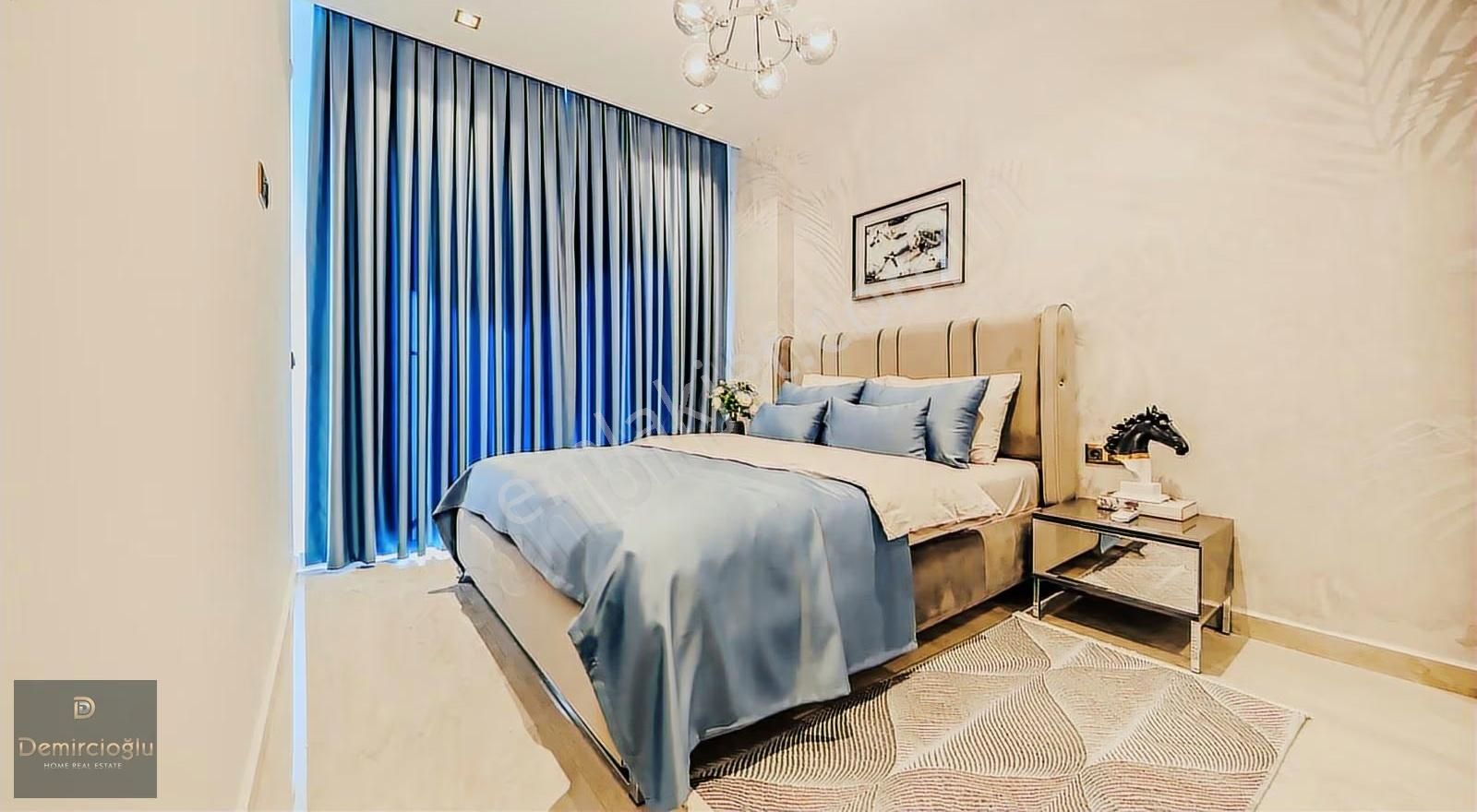 Alanya Güllerpınarı Kiralık 1+1 Ultra Lüx Sitede Mobilyalı Daire - Görsel 14