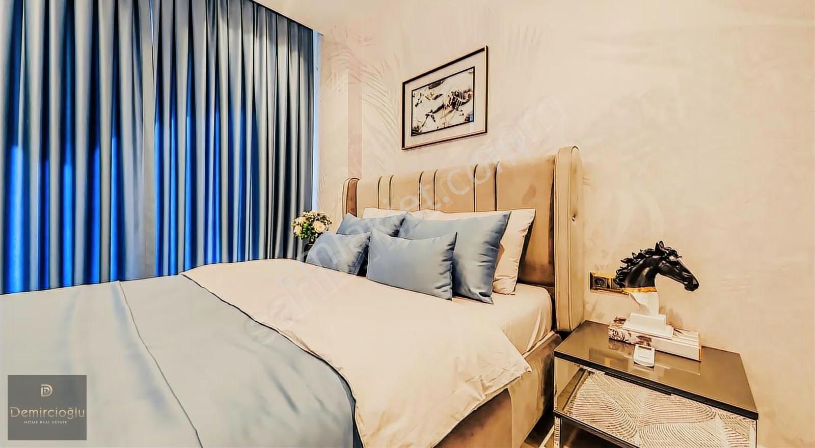 Alanya Güllerpınarı Kiralık 1+1 Ultra Lüx Sitede Mobilyalı Daire - Görsel 27