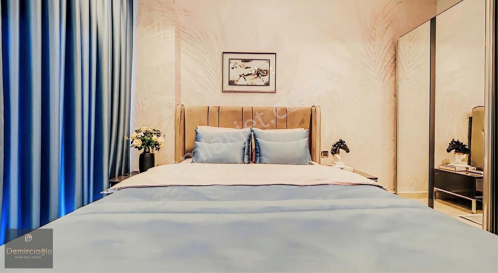 Alanya Güllerpınarı Kiralık 1+1 Ultra Lüx Sitede Mobilyalı Daire - Görsel 16