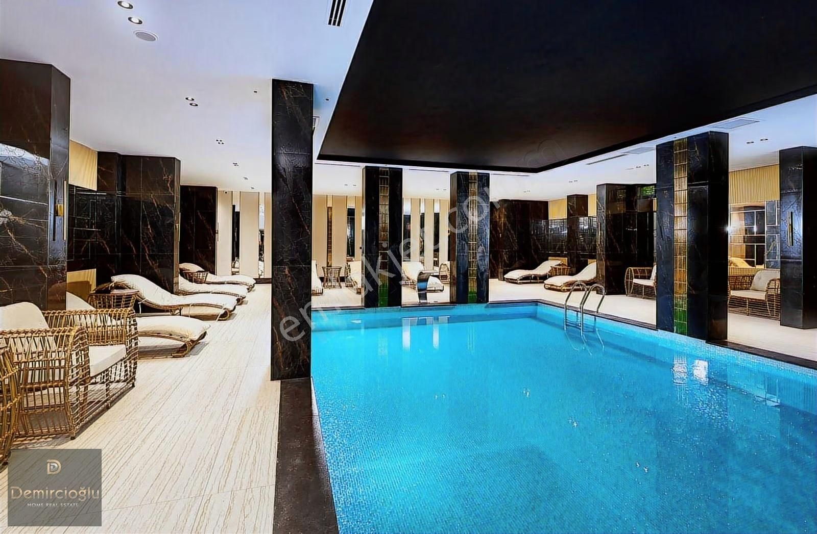 Alanya Güllerpınarı Kiralık 1+1 Ultra Lüx Sitede Mobilyalı Daire - Görsel 34