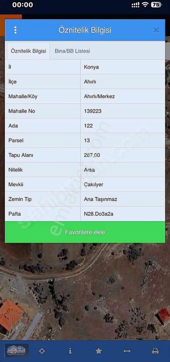 Ahırlıda %40 İki Kat İmarlı Acil Satılık Arsa - Görsel 3