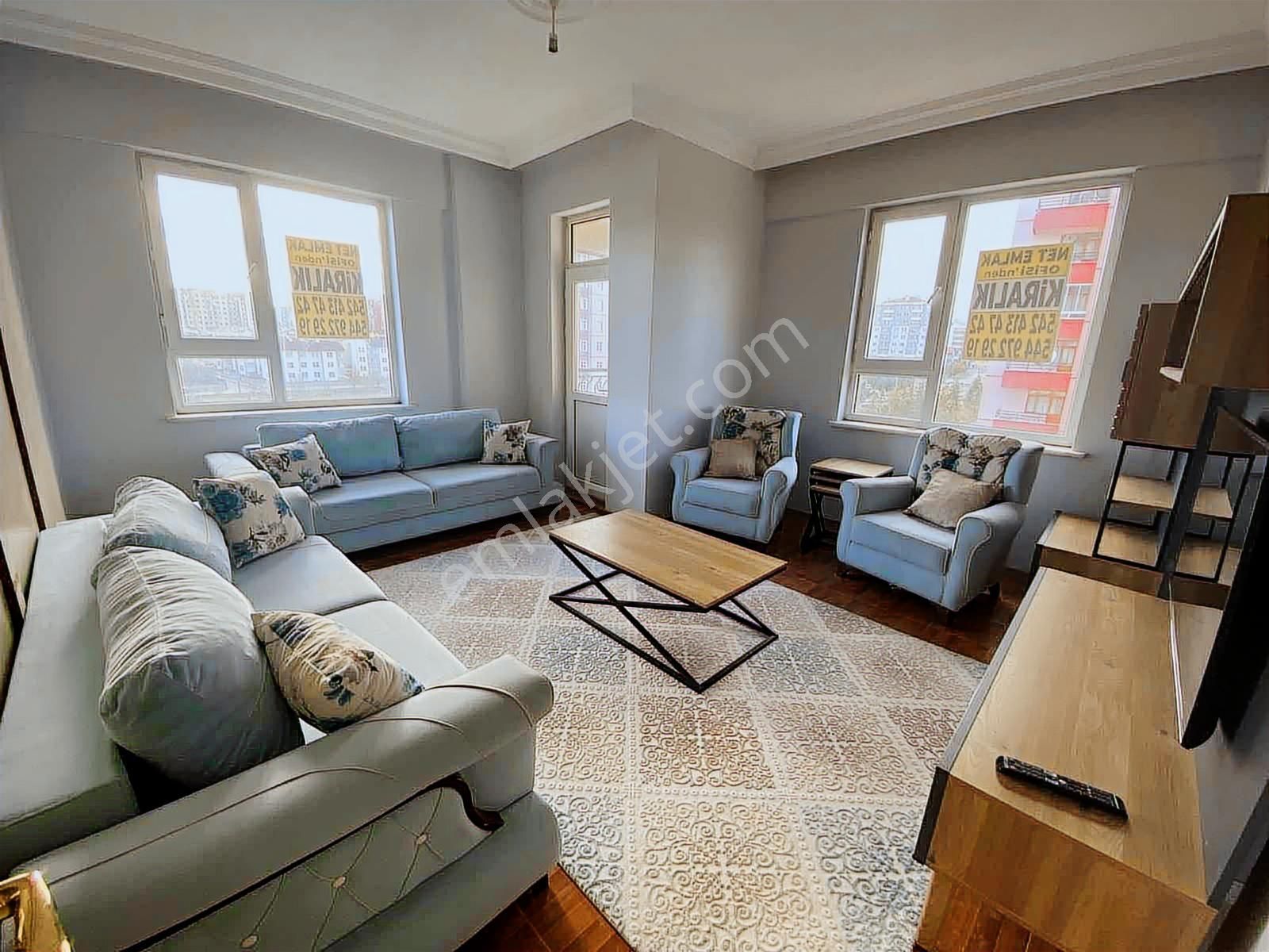 Net Emlaktan Ful Eşyalı Ara Kat 3+1 Kombili Daire