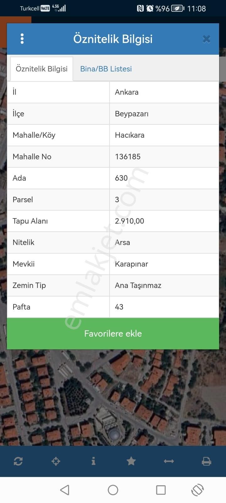 Beypazarı Hacıkara'da 182 M2 Hisse - Görsel 5