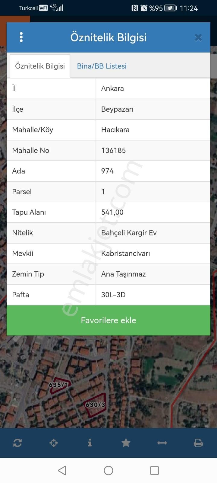 Beypazarı Hacıkara'da 331 M2 Hisse - Görsel 4