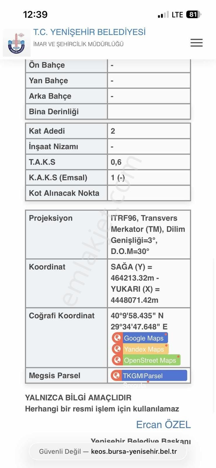 Yenişehir Akçapınar Köyü Yatırımlık / Hobi Bahçesine Uygun - Görsel 6