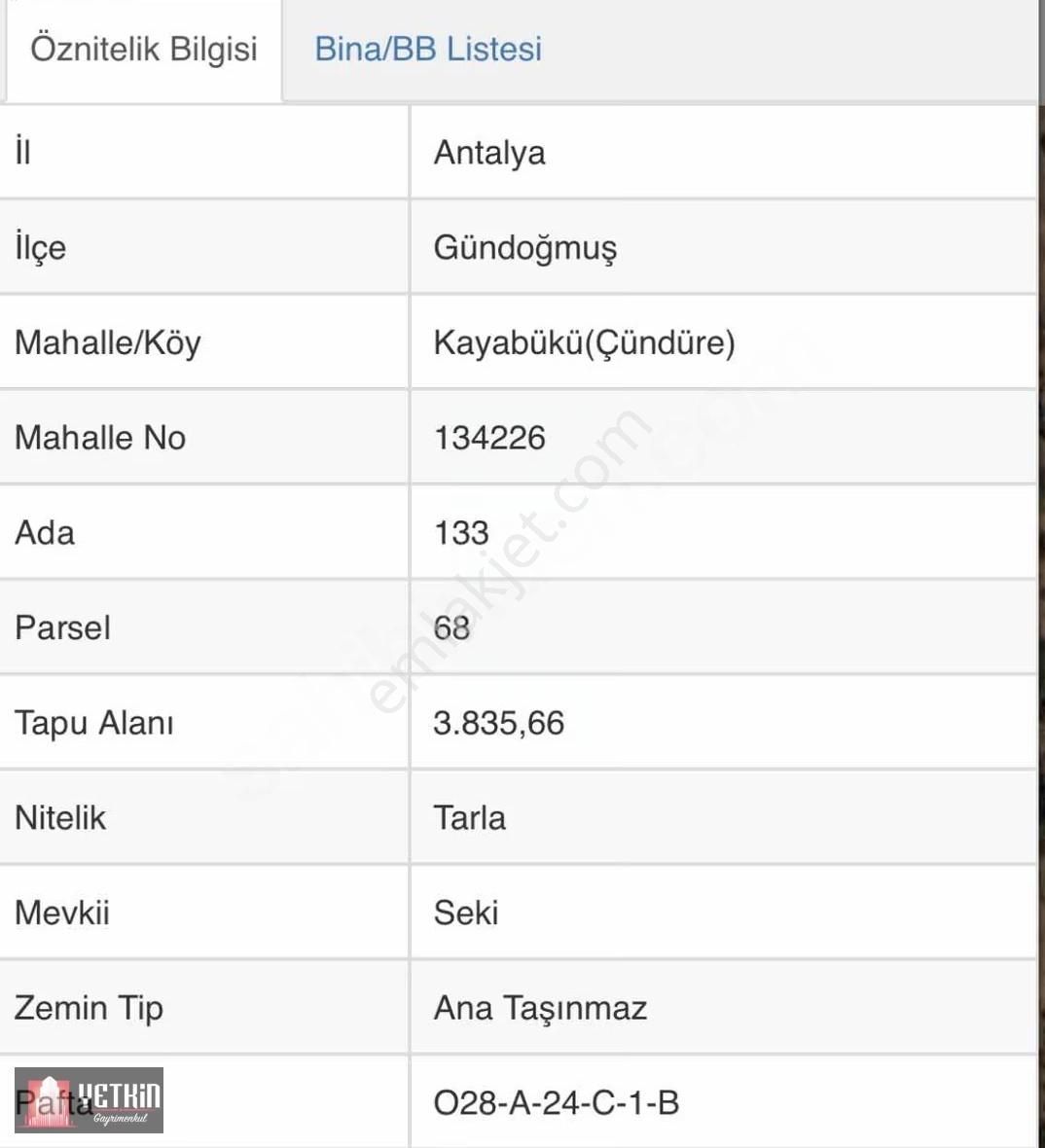 Alanya/gündoğmuş/kayabükü(çündüre) Satılık - Görsel 6
