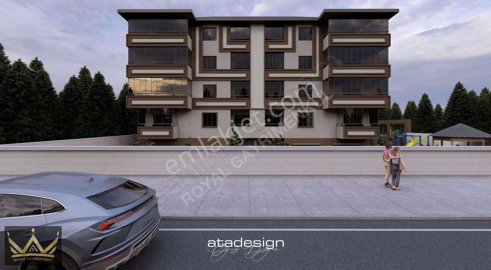 Royalden Toki Bölgesinde Turkuaz Sitesinde Modern 2+1