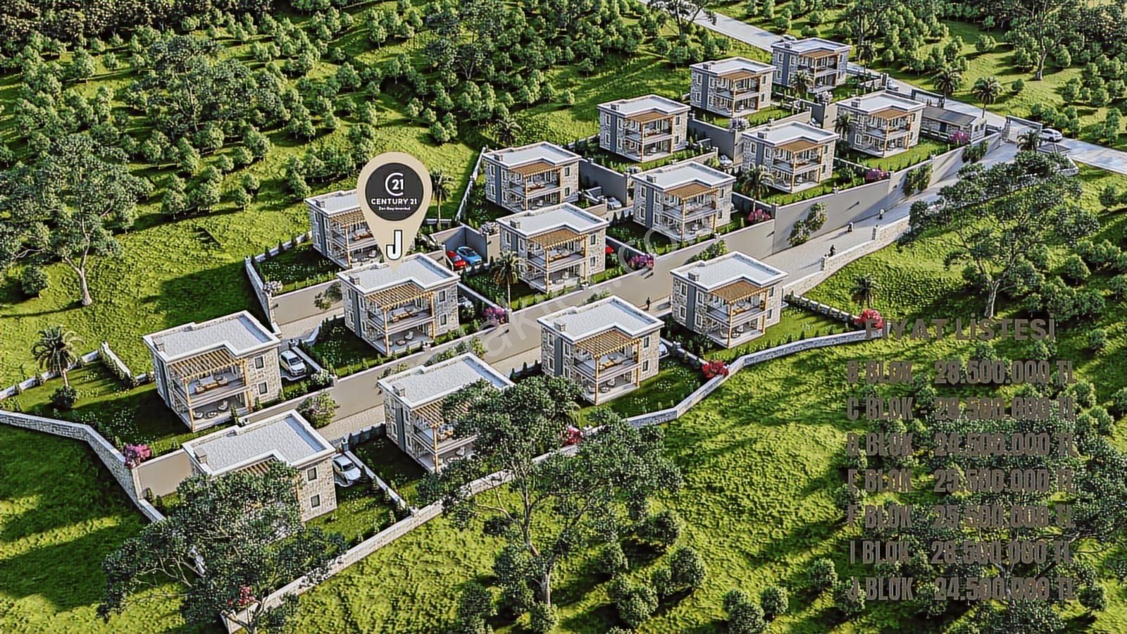 Eski Datça'da Modern Taş Mimari | 3+1 Müstakil Villa J Blok - Görsel 27