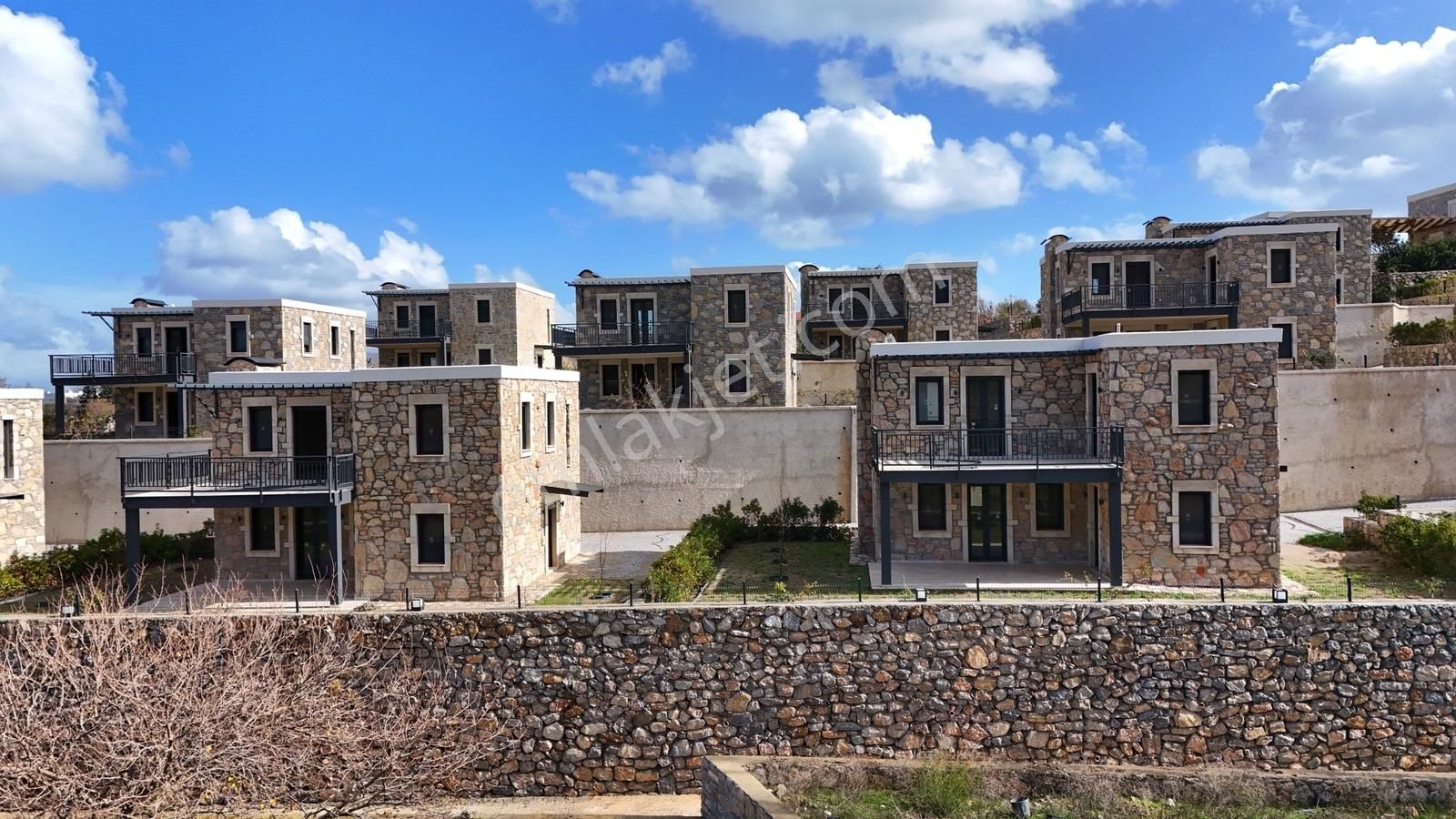 Eski Datça'da Modern Taş Mimari | 3+1 Müstakil Villa J Blok - Görsel 3