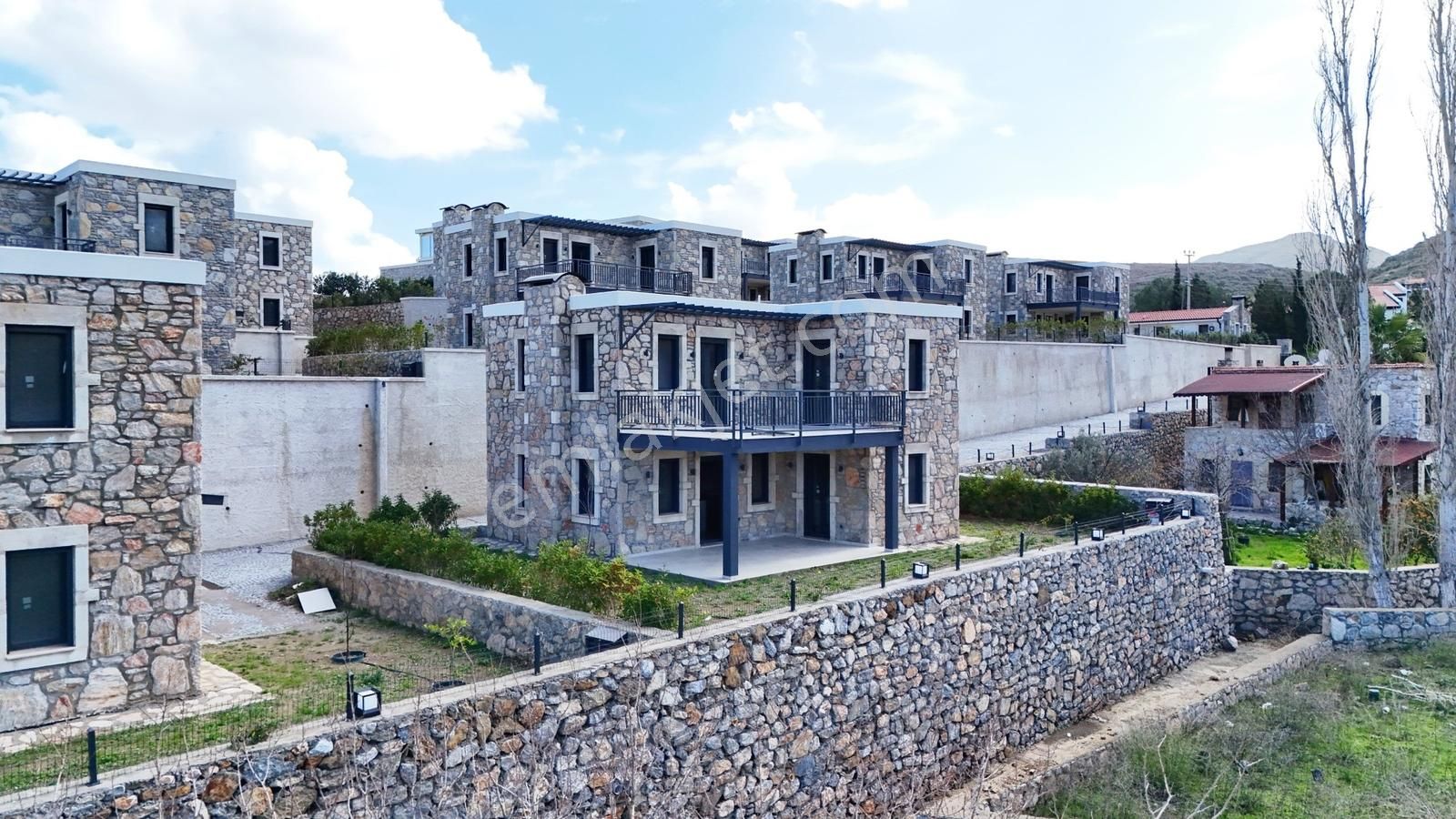 Eski Datça'da Modern Taş Mimari | 3+1 Müstakil Villa J Blok - Görsel 4