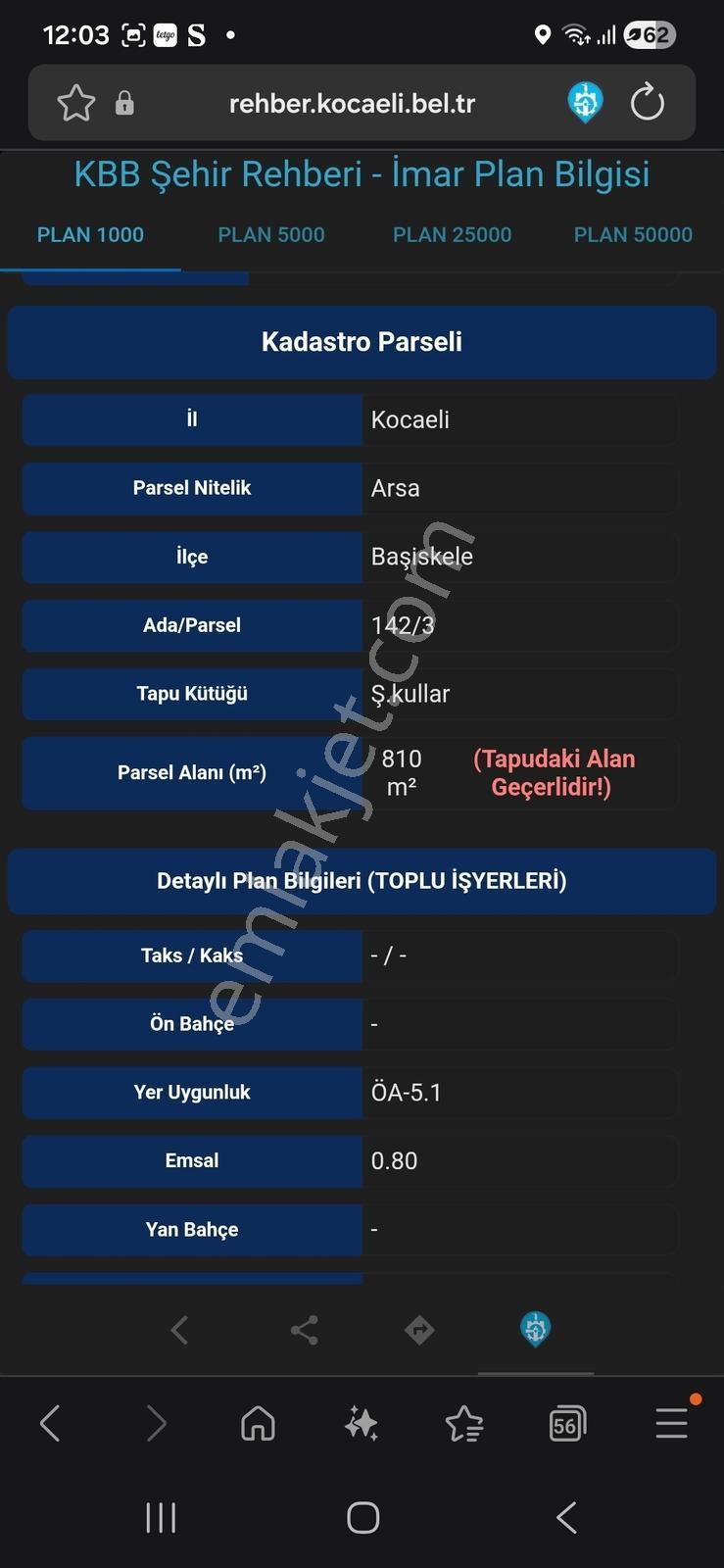 Başiskele'de Satılık Ticari İmarlı Arsa - Görsel 6