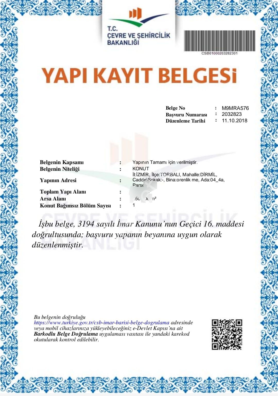 Torbalı Dirmilde Yapı Kayıt Belgeli, Yola Cepheli Zeytinlik - Görsel 3