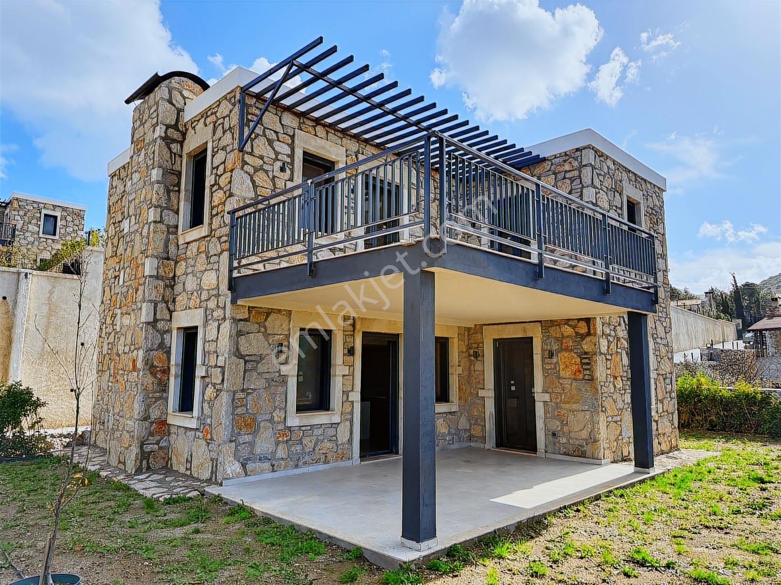 Eski Datça'da Modern Taş Mimari | 3+1 Müstakil Villa D Blok - Görsel 12