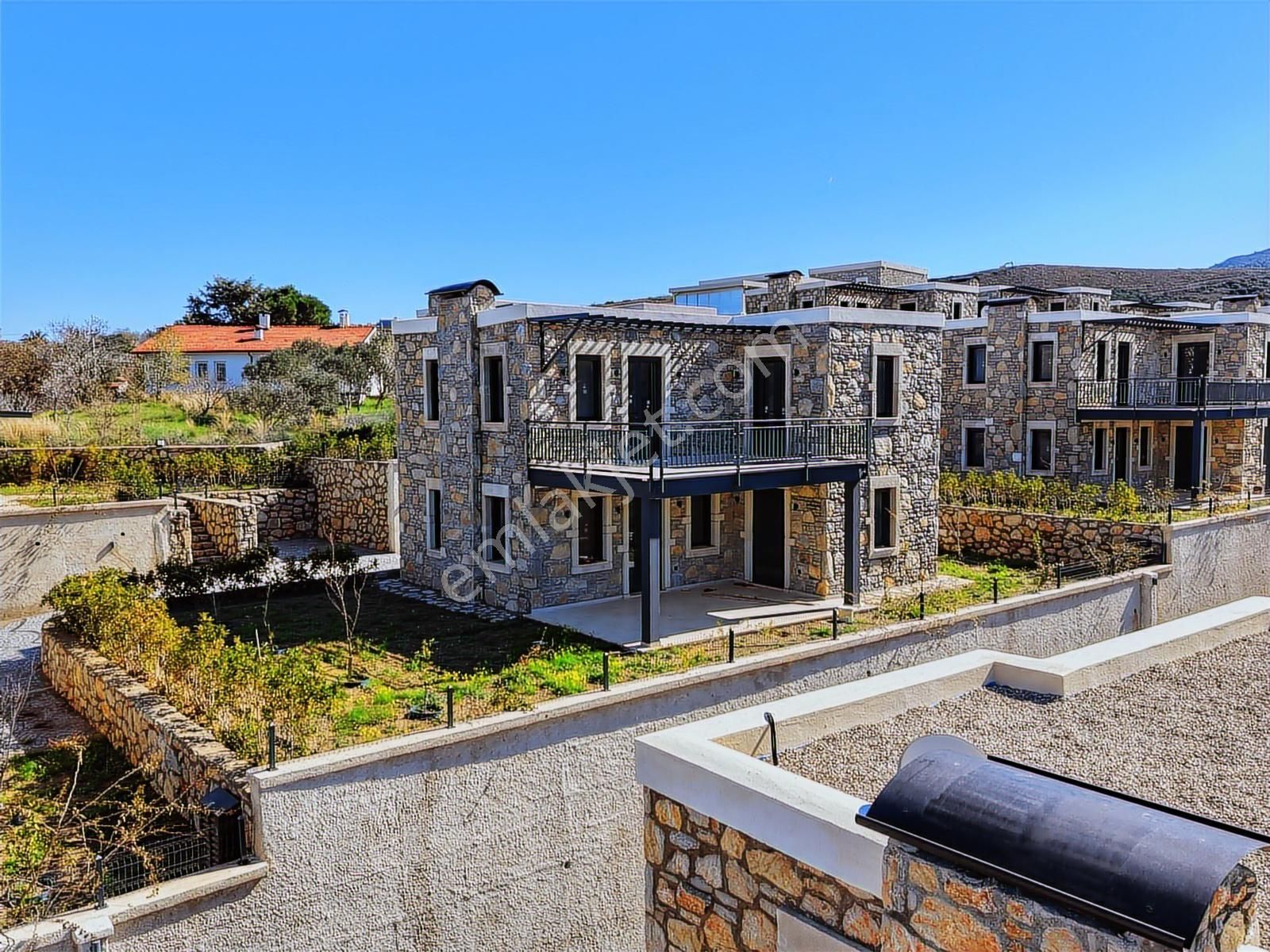 Eski Datça'da Modern Taş Mimari | 3+1 Müstakil Villa D Blok - Görsel 29