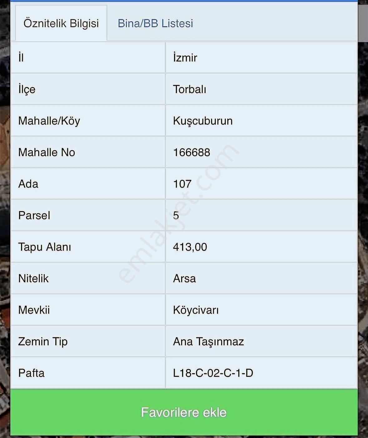 İzmir Torbalı Kuşcuburun'da 413 M2 İmarlı Satılık Fırsat Arsa - Görsel 2