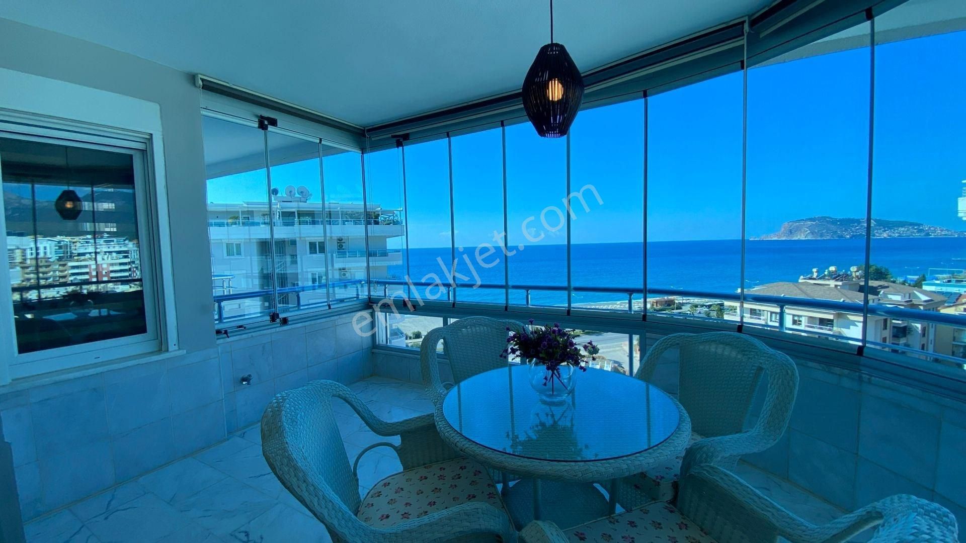 Alanya'nın En İyi 3+1 Satılık Penthouse Ful Deniz Ve Kale Manzaralı - Görsel 6
