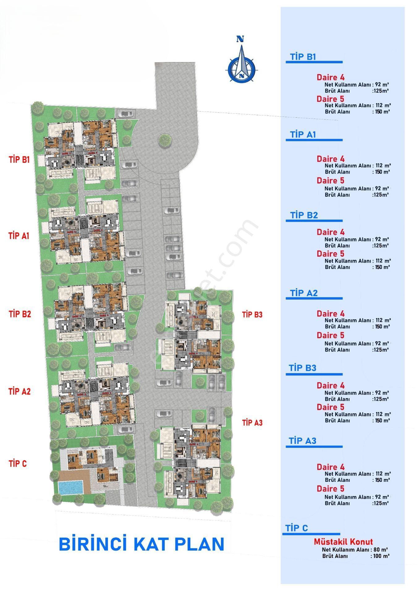 Alayköy, Satılık Yeni Proje. ✅3+1 Zemın 125 M Ve 2+1 110 Me - Görsel 5