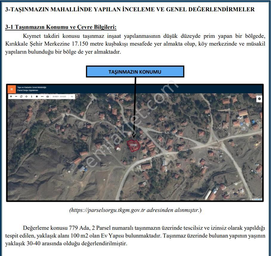 Kırıkkale Yahşihan Müstakil Ev Tapu Sahibi Perta Emlak Ümit Tahmaz - Görsel 2