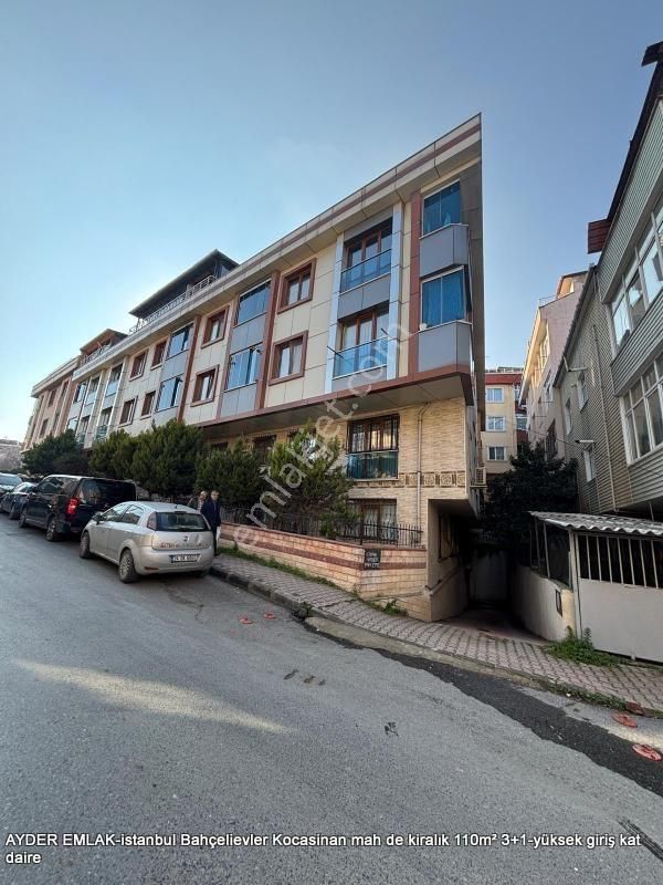 İstanbul Bahçelievler Kocasinan Mah De Kiralık 110m² 3+1-yüksek Giriş Kat Daire