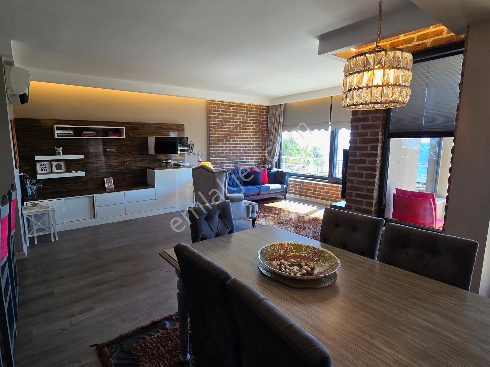 Alanya Merkez Atatürk Caddesinde 3+1 Full Eşyalı Kiralık Lüks Daire - Görsel 13