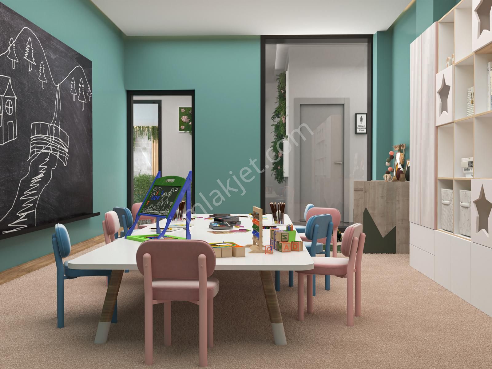 Alanya Çıplaklı Sappire Residence Satılık 1+1 Sıfır Daire - Görsel 23